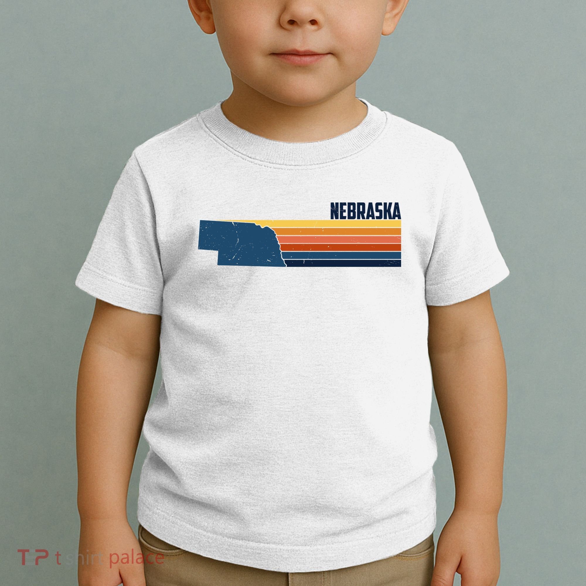 Nebraska Retro United States Toddler T-Shirt