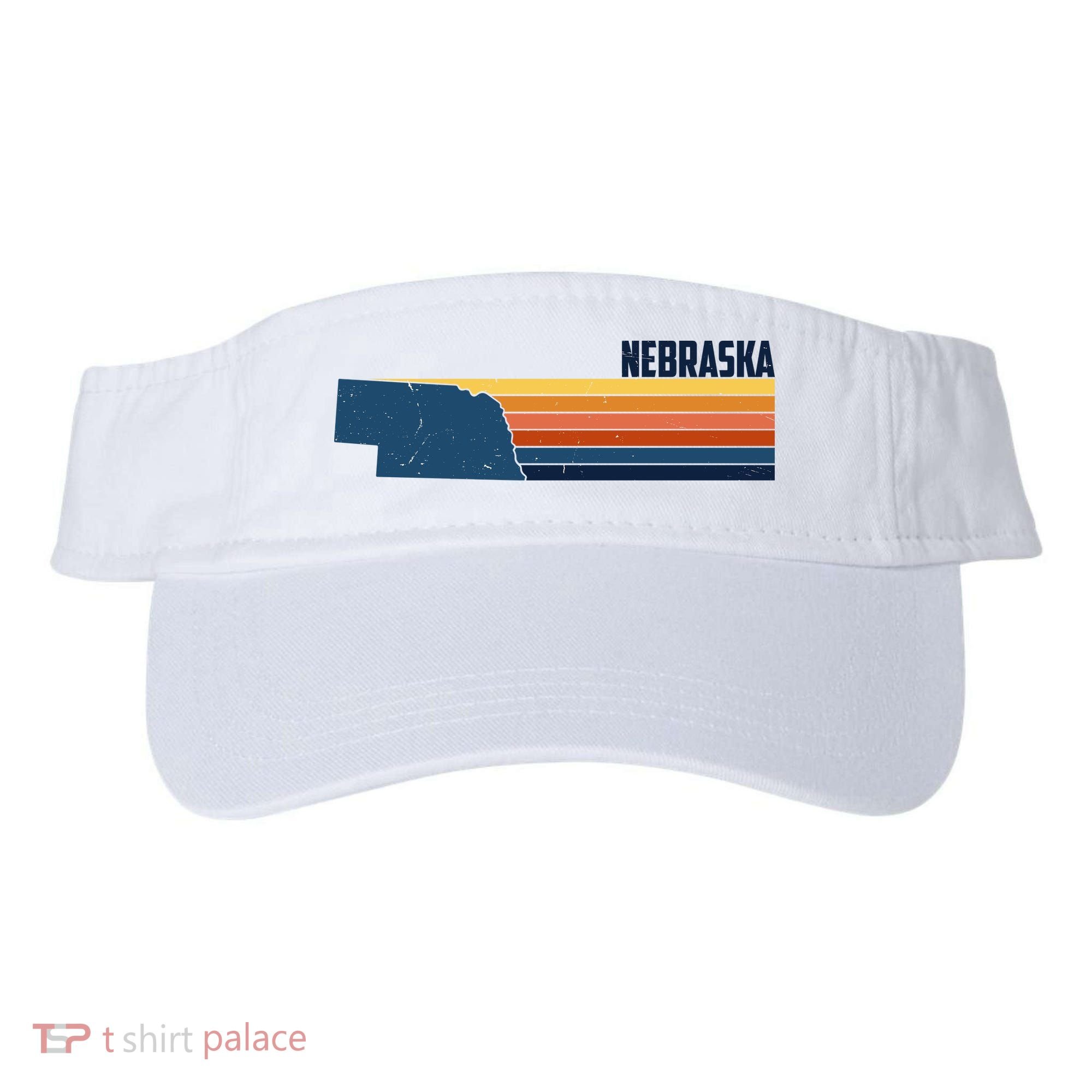 Nebraska Retro United States Visor