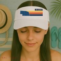 Nebraska Retro United States Visor thumb 2