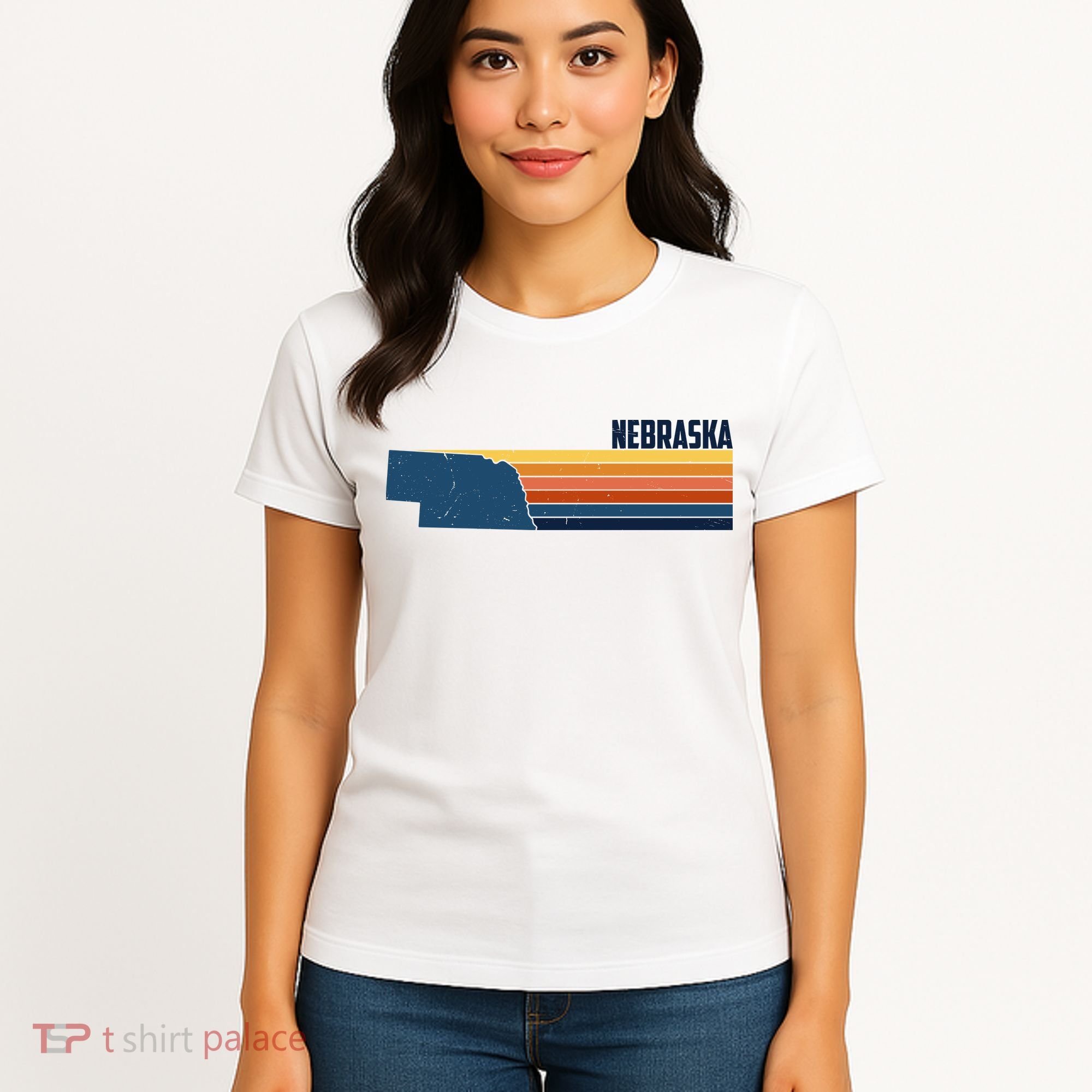 Nebraska Retro United States Women's T-Shirt