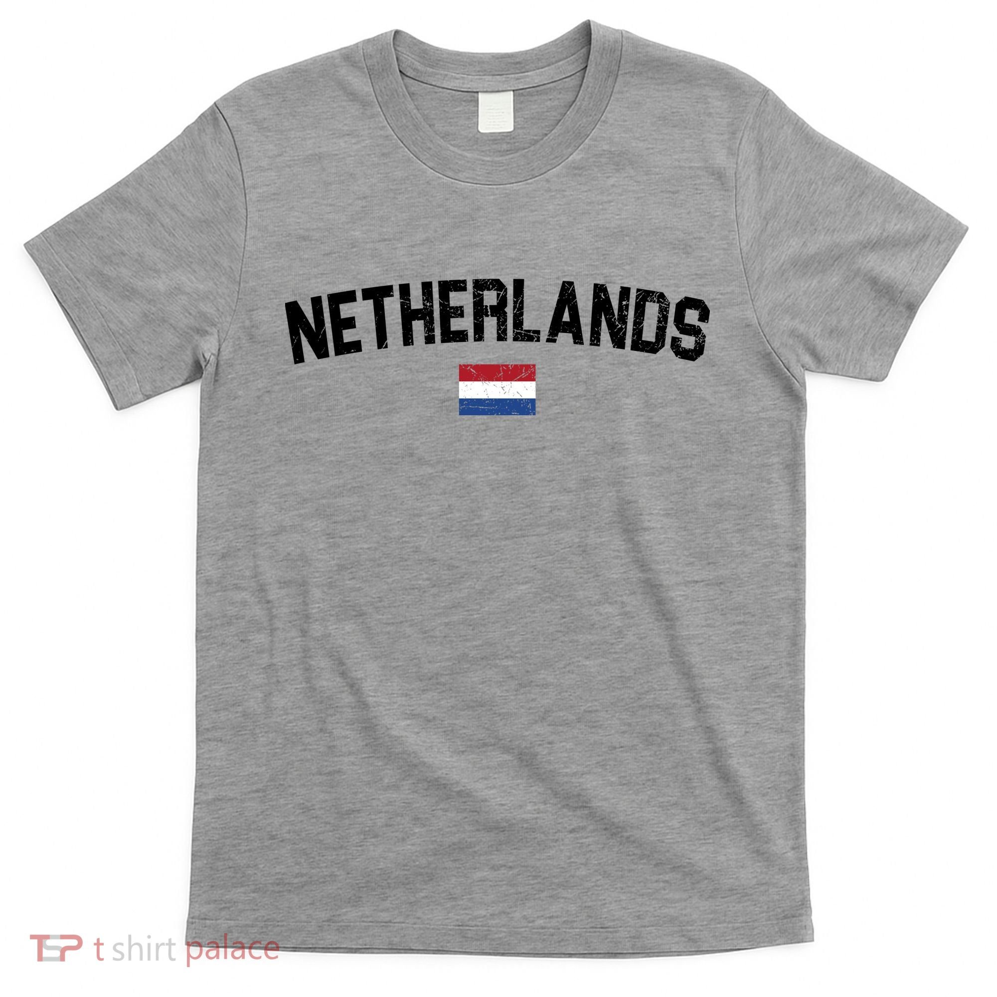 Netherlands Retro Vintage Flag T-Shirt