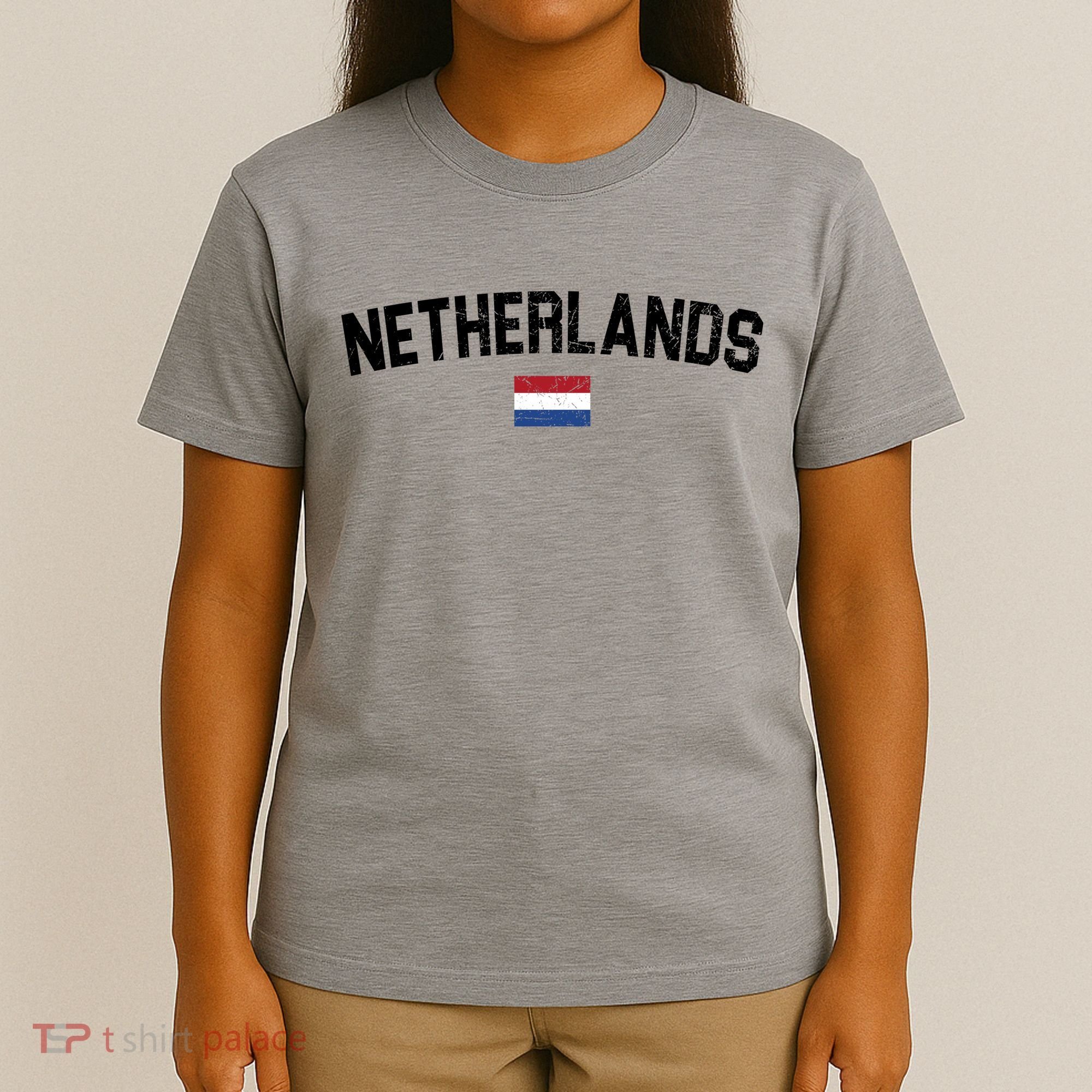 Netherlands Retro Vintage Flag T-Shirt