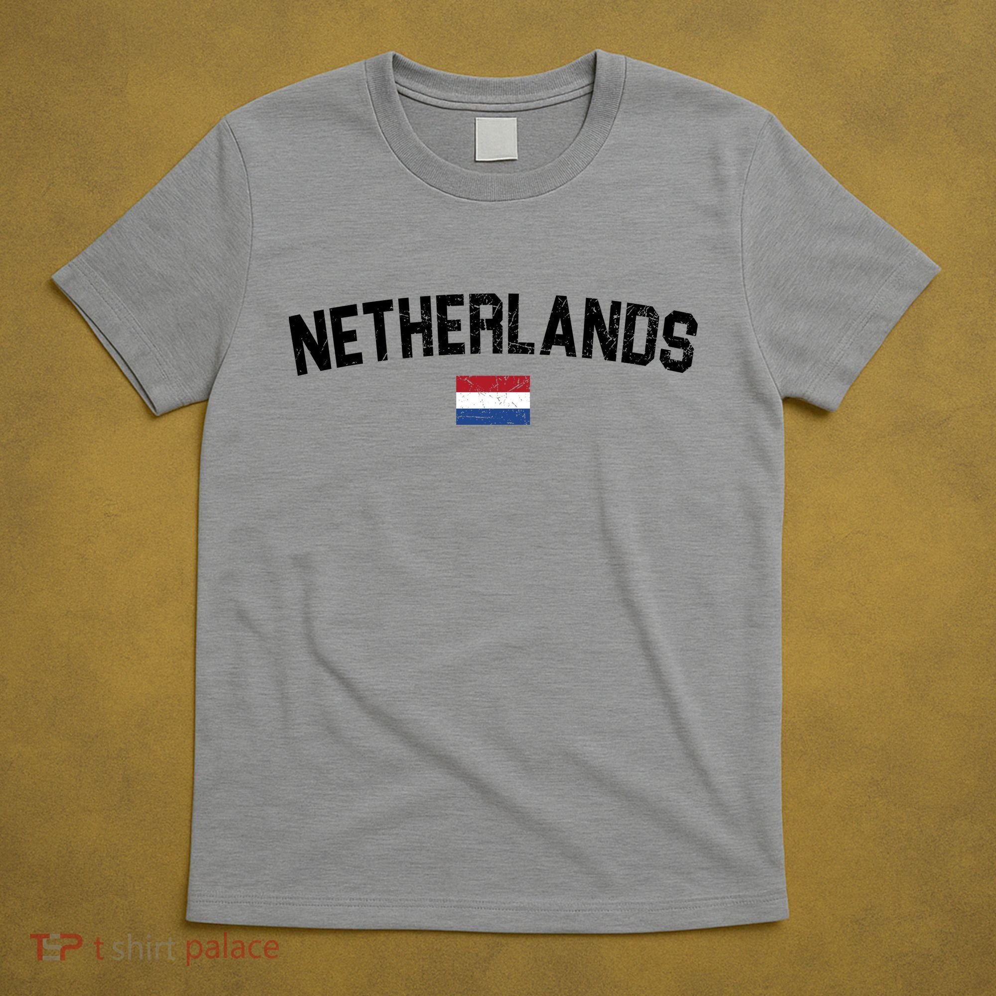 Netherlands Retro Vintage Flag T-Shirt