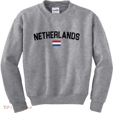 Netherlands Retro Vintage Flag Kids Sweatshirt