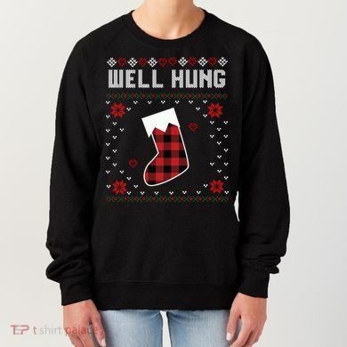 Nice Rack Well Hung Ugly Sweater Fun Couples Christmas Gift Women's Sweatshirt