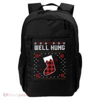 Nice Rack Well Hung Ugly Sweater Fun Couples Christmas Gift Backpack thumb 0