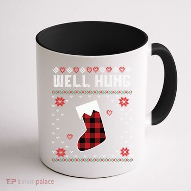 Nice Rack Well Hung Ugly Sweater Fun Couples Christmas Gift Coffee Mug back