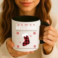 Nice Rack Well Hung Ugly Sweater Fun Couples Christmas Gift Coffee Mug thumb 3