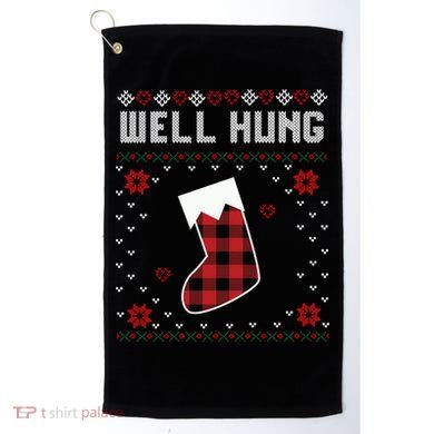Nice Rack Well Hung Ugly Sweater Fun Couples Christmas Gift Golf Towel