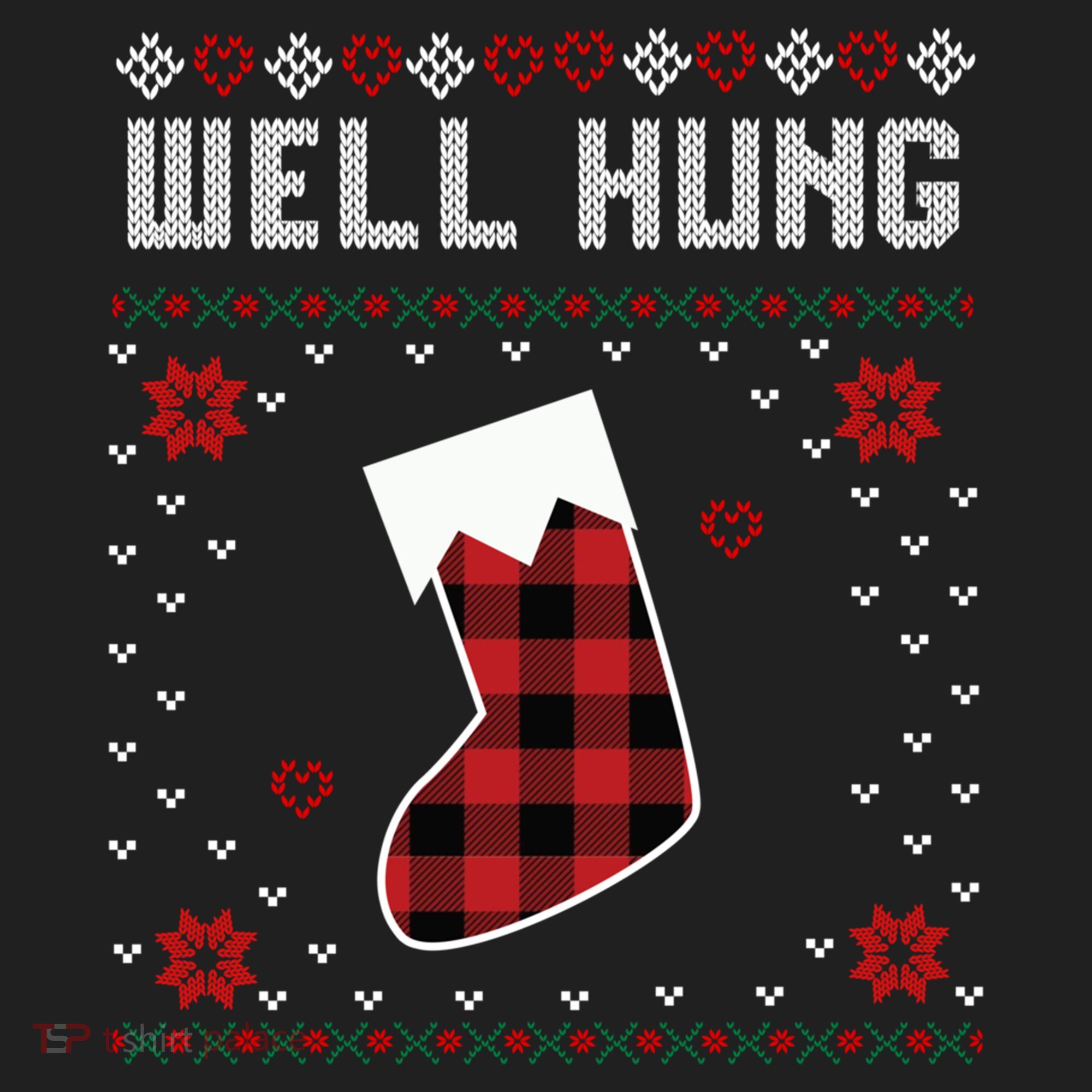 Nice Rack Well Hung Ugly Sweater Fun Couples Christmas Gift Golf Towel