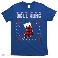 Nice Rack Well Hung Ugly Sweater Fun Couples Christmas Gift T-Shirt thumb 0