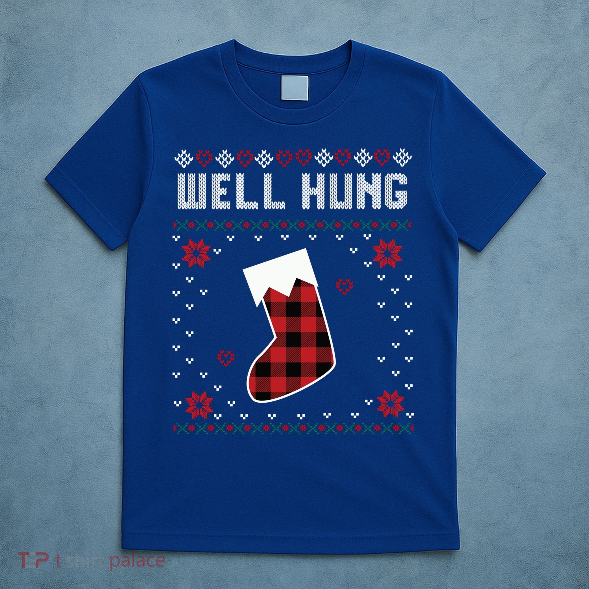 Nice Rack Well Hung Ugly Sweater Fun Couples Christmas Gift T-Shirt
