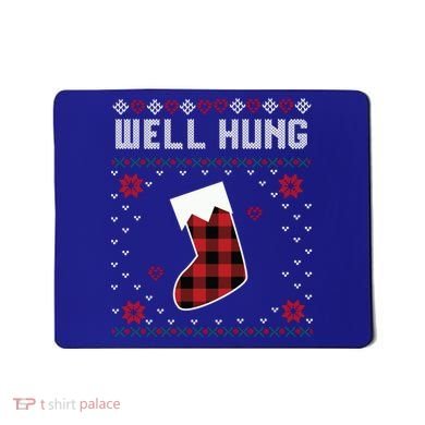Nice Rack Well Hung Ugly Sweater Fun Couples Christmas Gift Mousepad