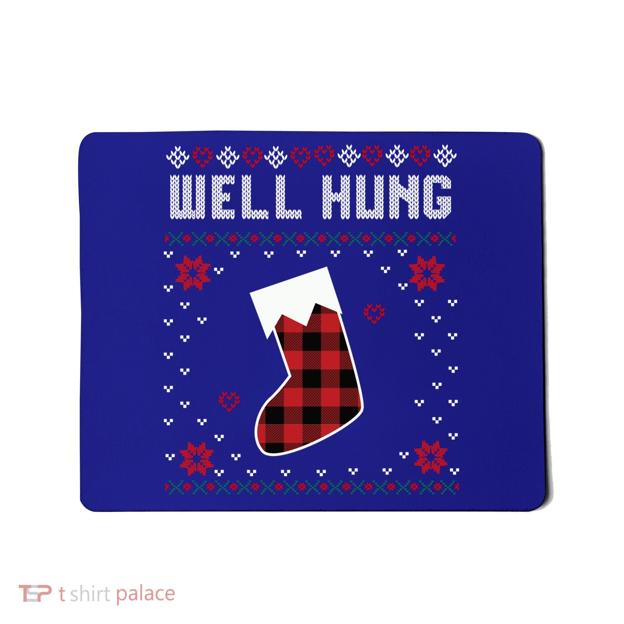 Nice Rack Well Hung Ugly Sweater Fun Couples Christmas Gift Mousepad
