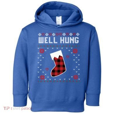 Nice Rack Well Hung Ugly Sweater Fun Couples Christmas Gift Toddler Hoodie