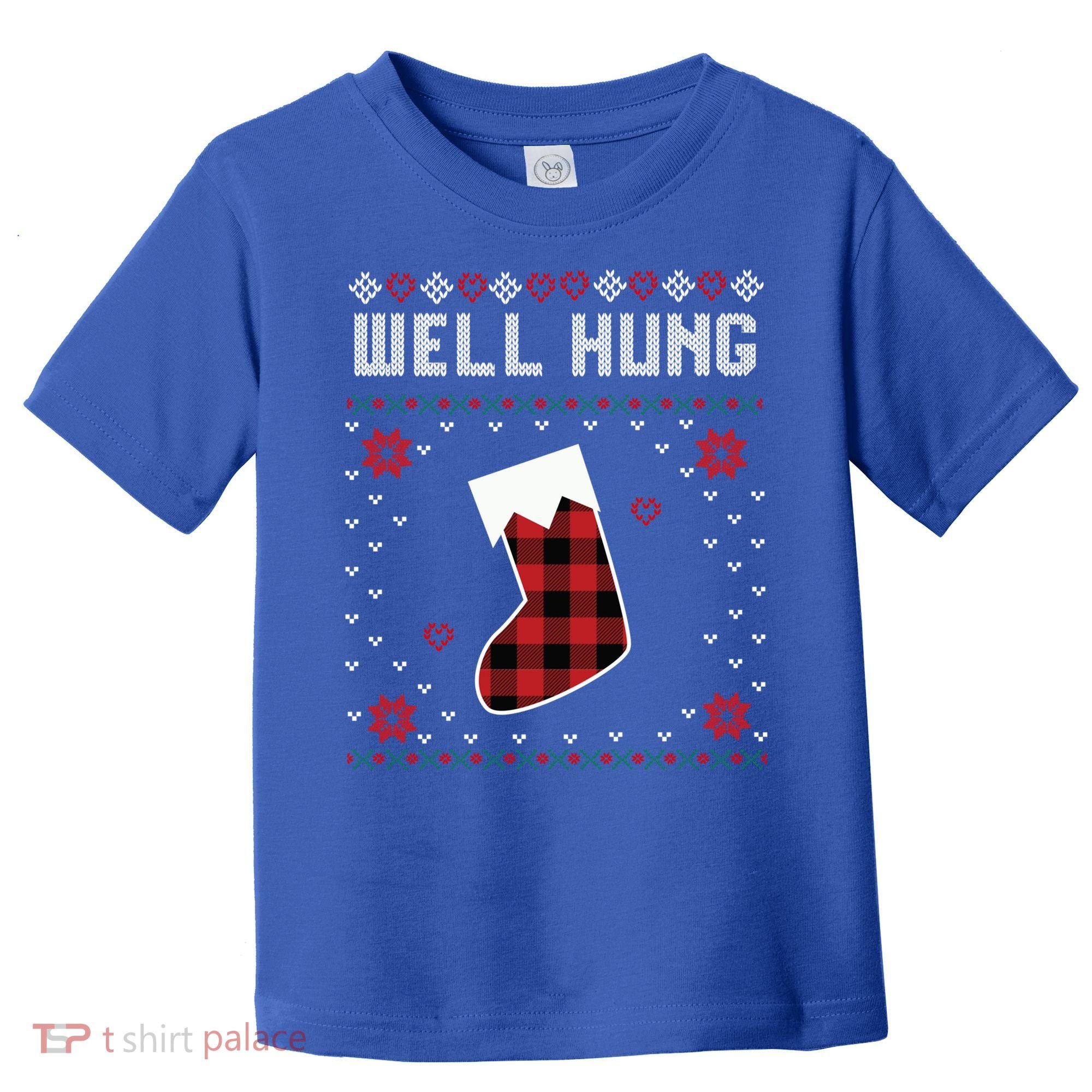 Nice Rack Well Hung Ugly Sweater Fun Couples Christmas Gift Toddler T-Shirt