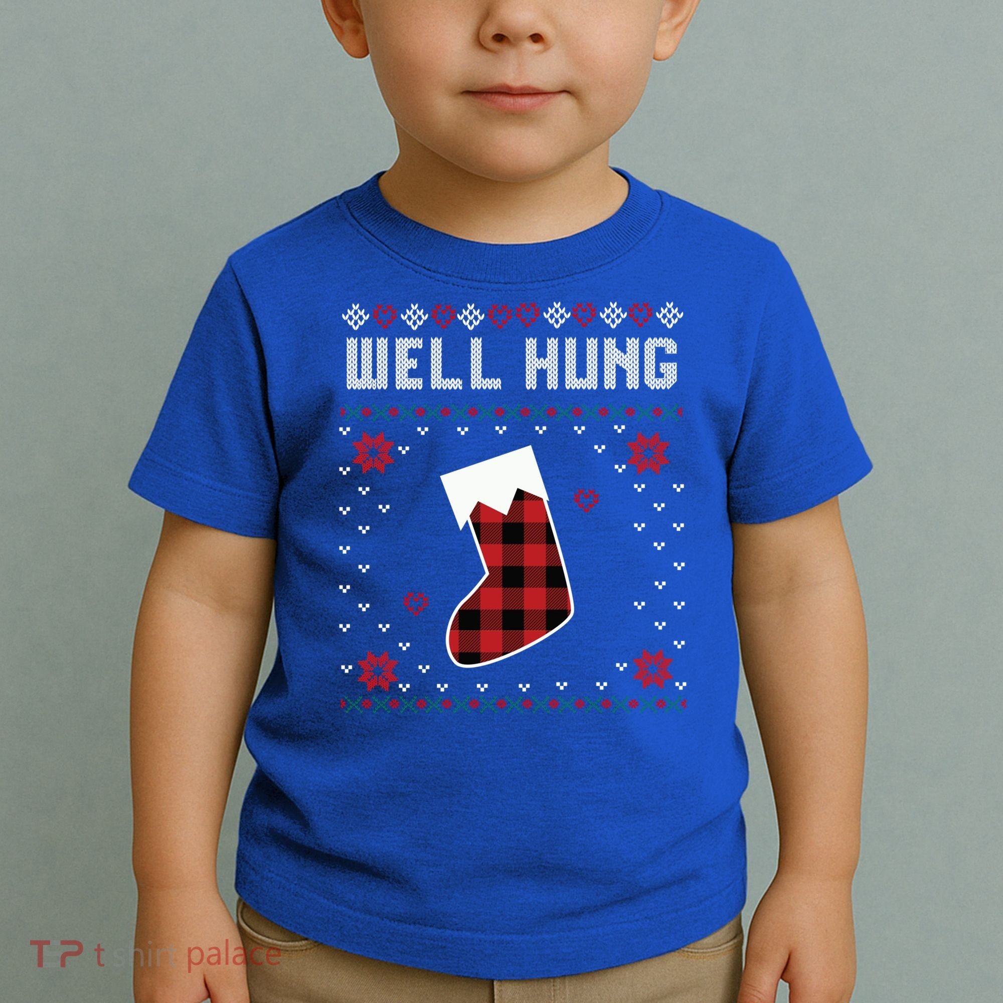 Nice Rack Well Hung Ugly Sweater Fun Couples Christmas Gift Toddler T-Shirt
