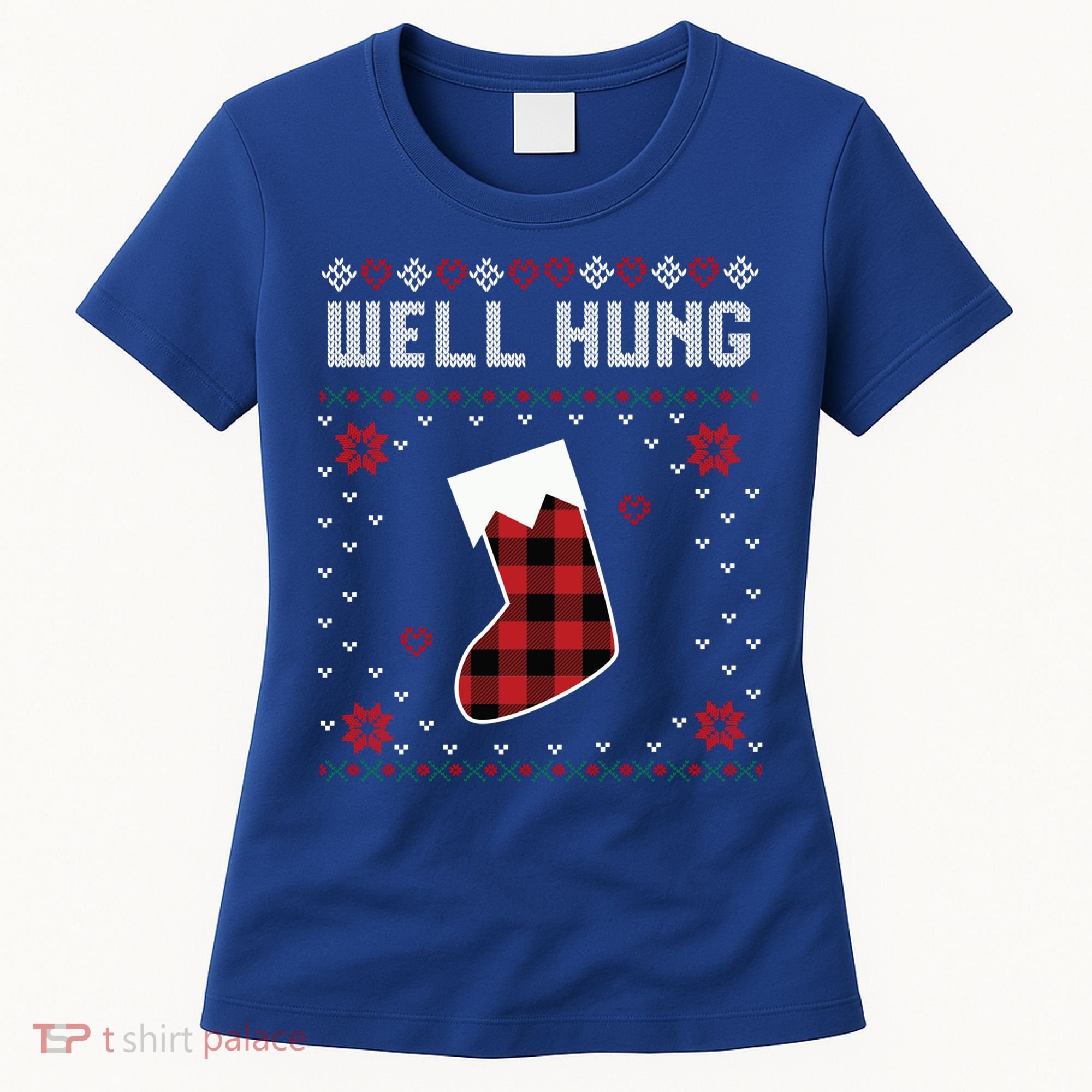 Nice Rack Well Hung Ugly Sweater Fun Couples Christmas Gift Women's T-Shirt