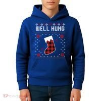 Nice Rack Well Hung Ugly Sweater Fun Couples Christmas Gift Kids Hoodie thumb 4