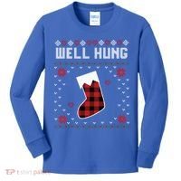 Nice Rack Well Hung Ugly Sweater Fun Couples Christmas Gift Kids Long Sleeve Shirt thumb 0