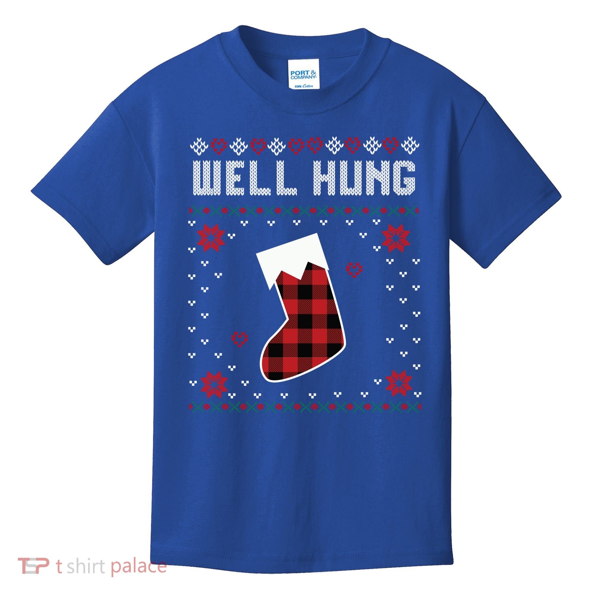 Nice Rack Well Hung Ugly Sweater Fun Couples Christmas Gift Kids T-Shirt