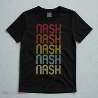 Nash Retro Wordmark Pattern Vintage Personalized 70s T-Shirt thumb 5