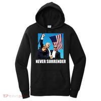 Never Surrender 2024 Take America Back Pennsylvania Rally Shooting Women's Hoodie thumb 0