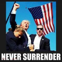 Never Surrender 2024 Take America Back Pennsylvania Rally Shooting Women's Hoodie thumb 2