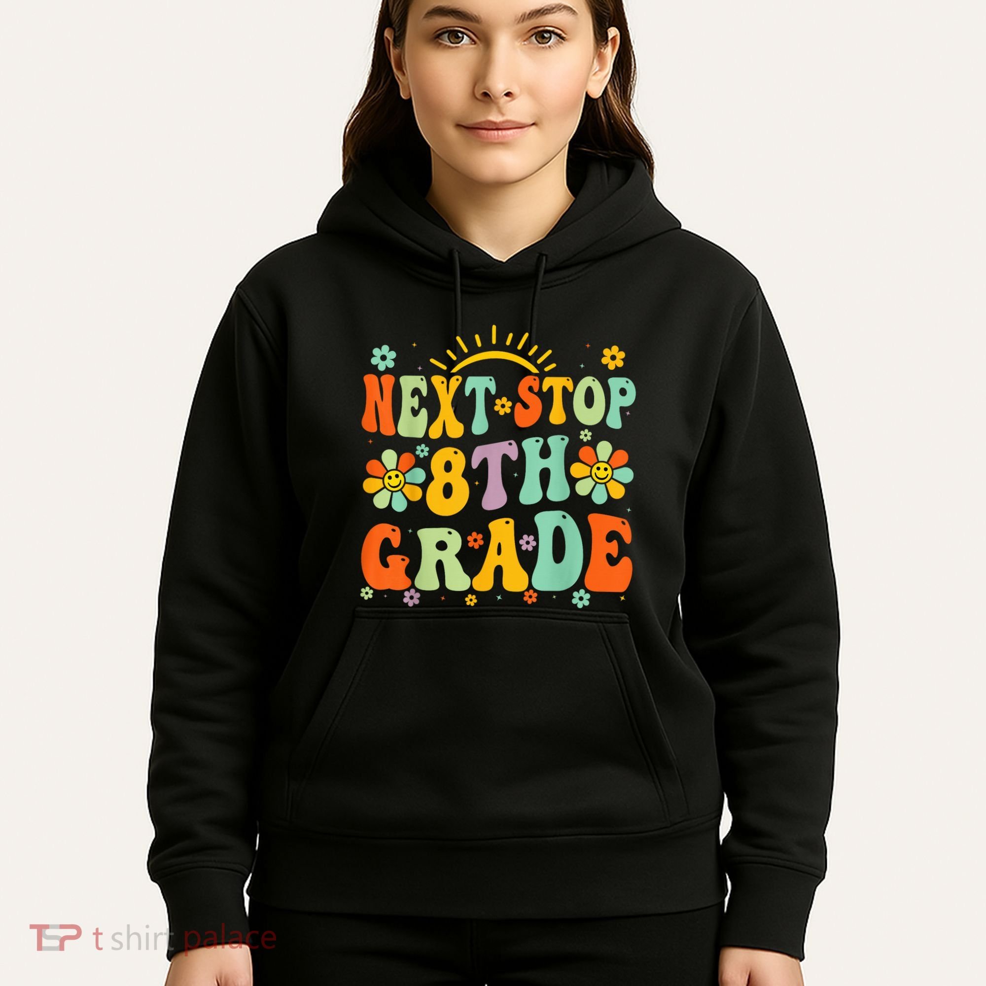 Next Stop 8th Grade Graduation To 8th Grade Back To School Hoodie