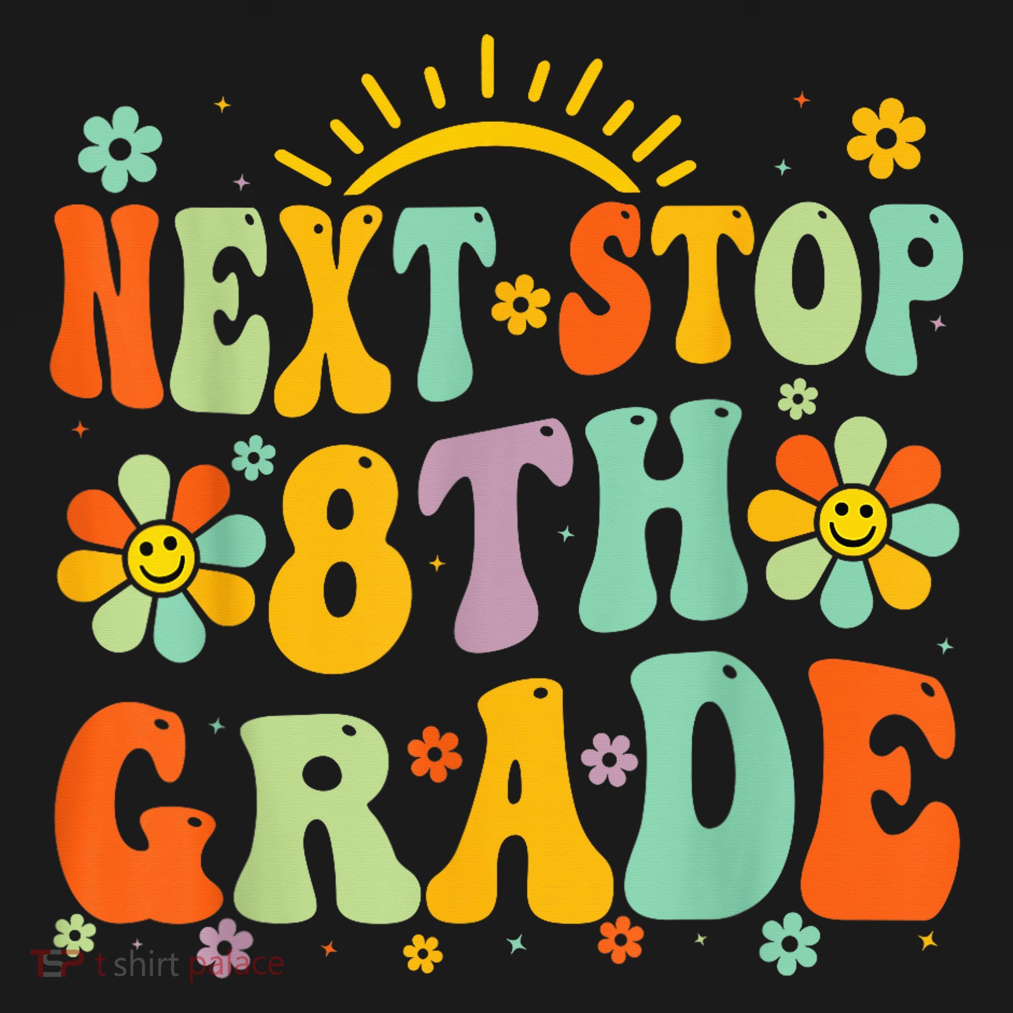 Next Stop 8th Grade Graduation To 8th Grade Back To School Apron
