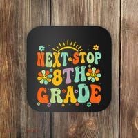 Next Stop 8th Grade Graduation To 8th Grade Back To School Coaster thumb 0