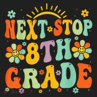 Next Stop 8th Grade Graduation To 8th Grade Back To School Hat thumb 2