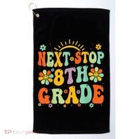 Next Stop 8th Grade Graduation To 8th Grade Back To School Golf Towel thumb 0