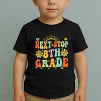 Next Stop 8th Grade Graduation To 8th Grade Back To School Toddler T-Shirt thumb 2