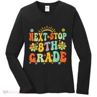 Next Stop 8th Grade Graduation To 8th Grade Back To School Women's Long Sleeve Shirt thumb 0