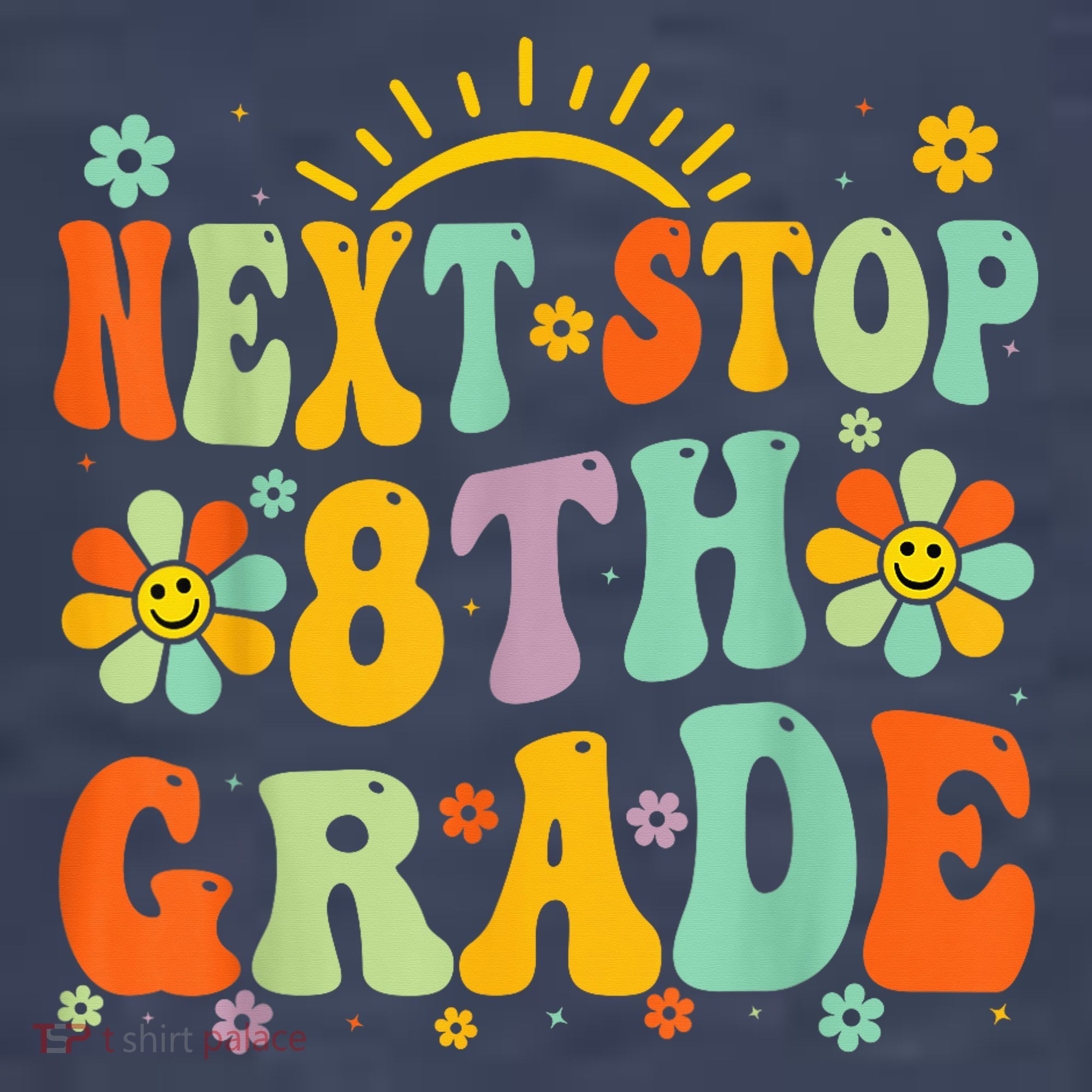 Next Stop 8th Grade Graduation To 8th Grade Back To School Tank Top