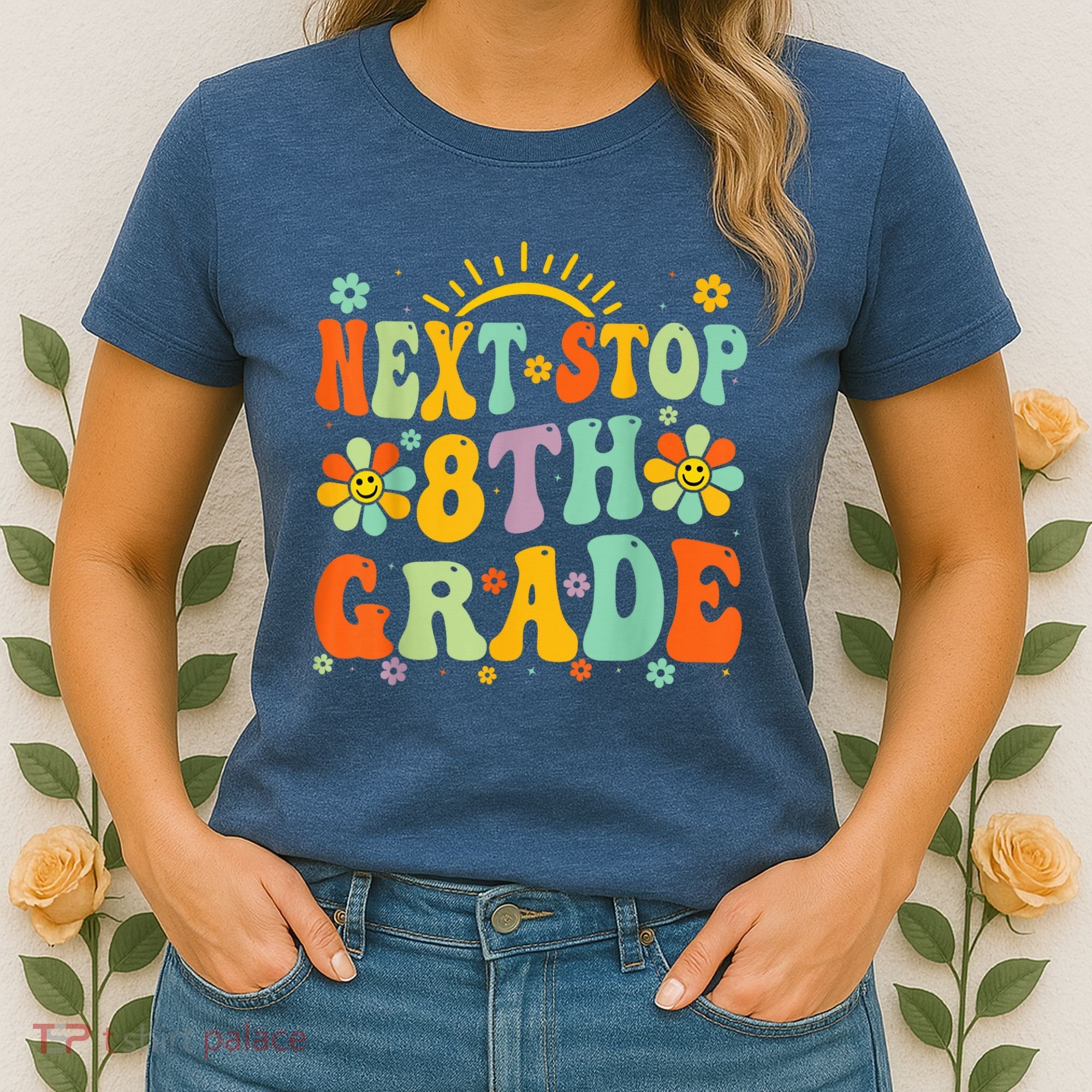 Next Stop 8th Grade Graduation To 8th Grade Back To School Women's T-Shirt