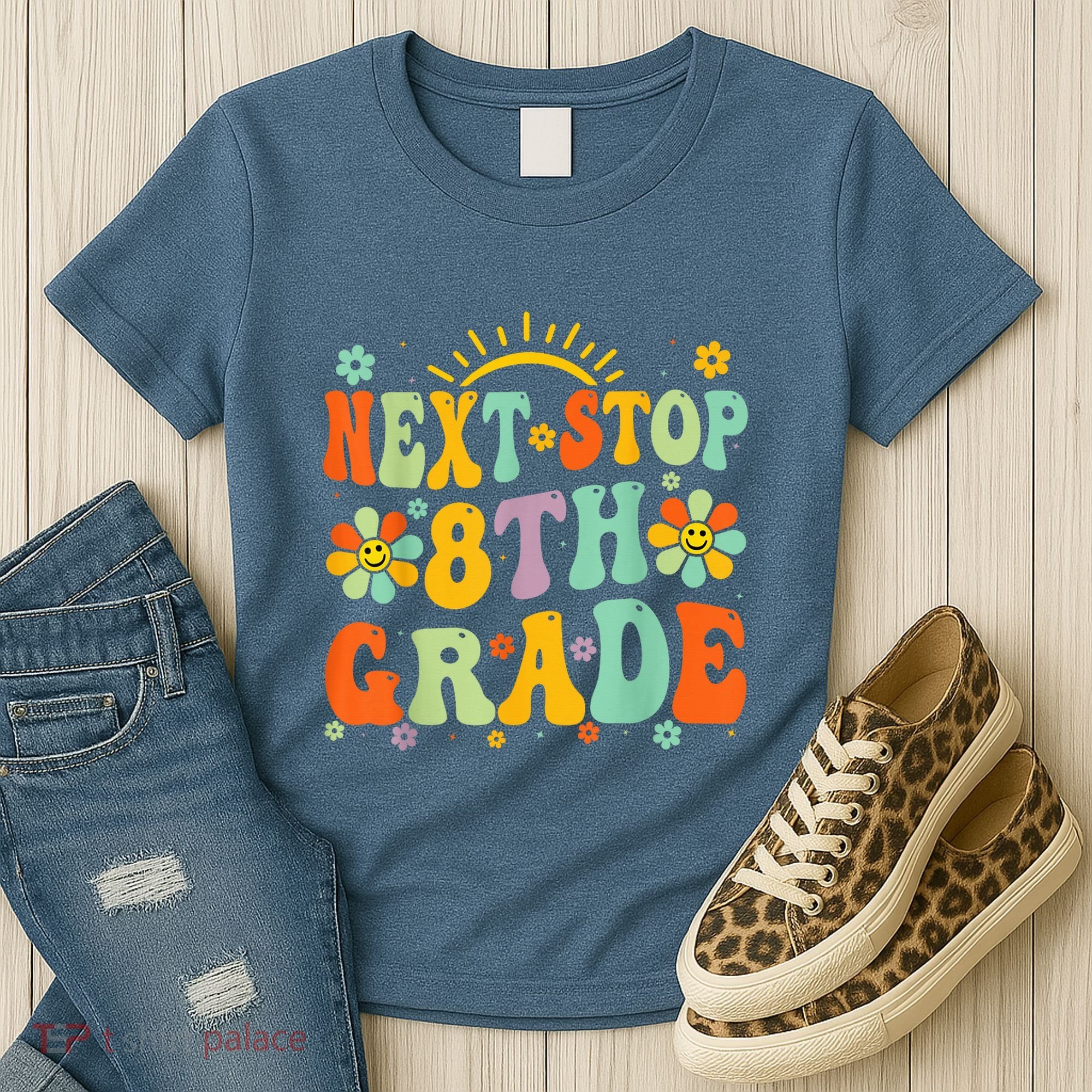 Next Stop 8th Grade Graduation To 8th Grade Back To School Women's T-Shirt