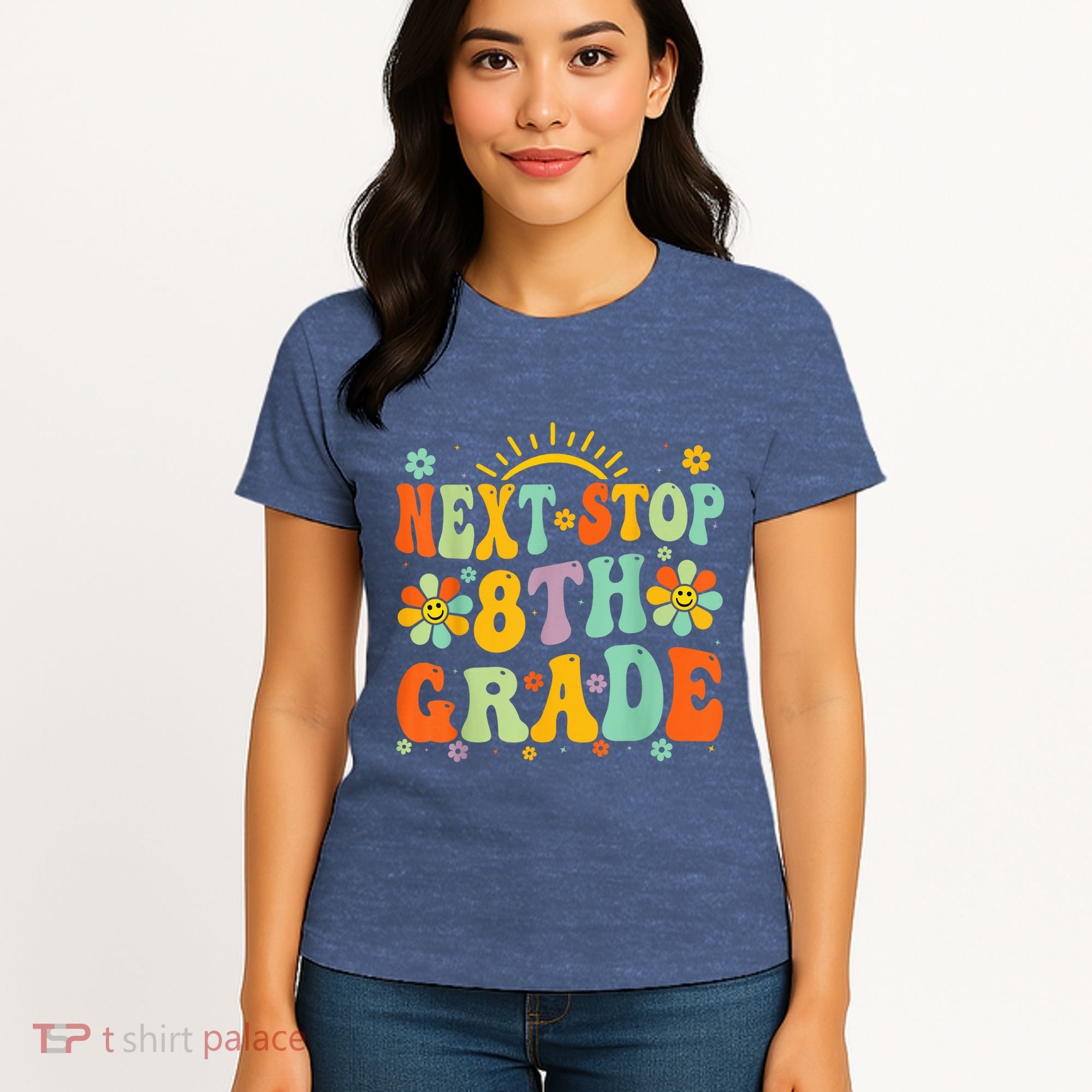 Next Stop 8th Grade Graduation To 8th Grade Back To School Women's T-Shirt