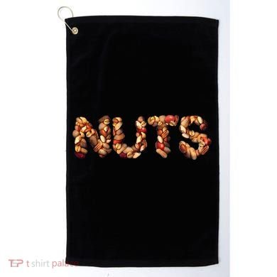 Nuts Symbol As Letters Golf Towel