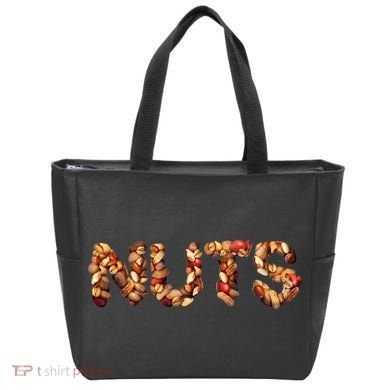 Nuts Symbol As Letters Tote Bag