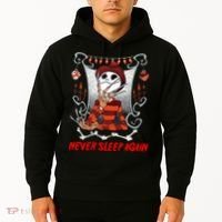 Never Sleep Again Scary Horror Nightmare Halloween Costume Hoodie thumb 2