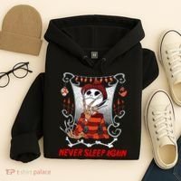 Never Sleep Again Scary Horror Nightmare Halloween Costume Hoodie thumb 4