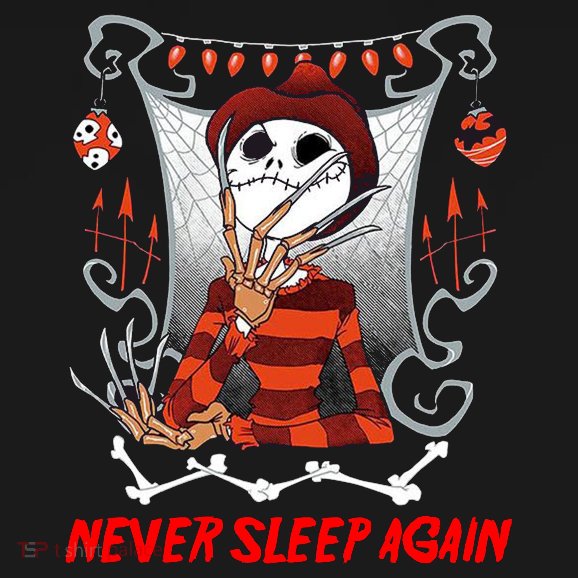 Never Sleep Again Scary Horror Nightmare Halloween Costume Apron