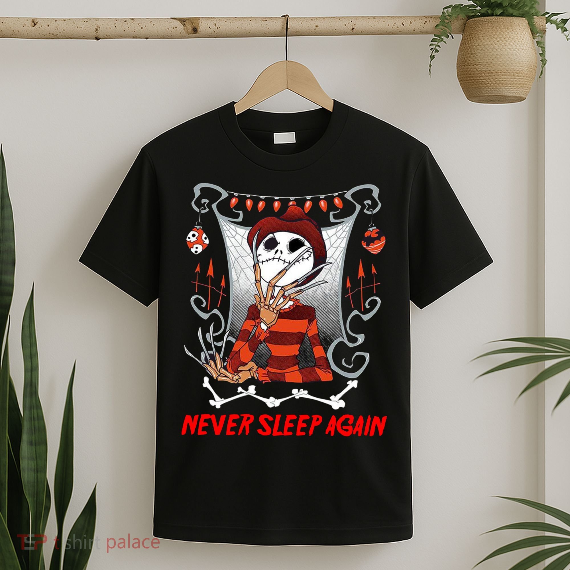 Never Sleep Again Scary Horror Nightmare Halloween Costume T-Shirt