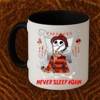Never Sleep Again Scary Horror Nightmare Halloween Costume Coffee Mug thumb 2