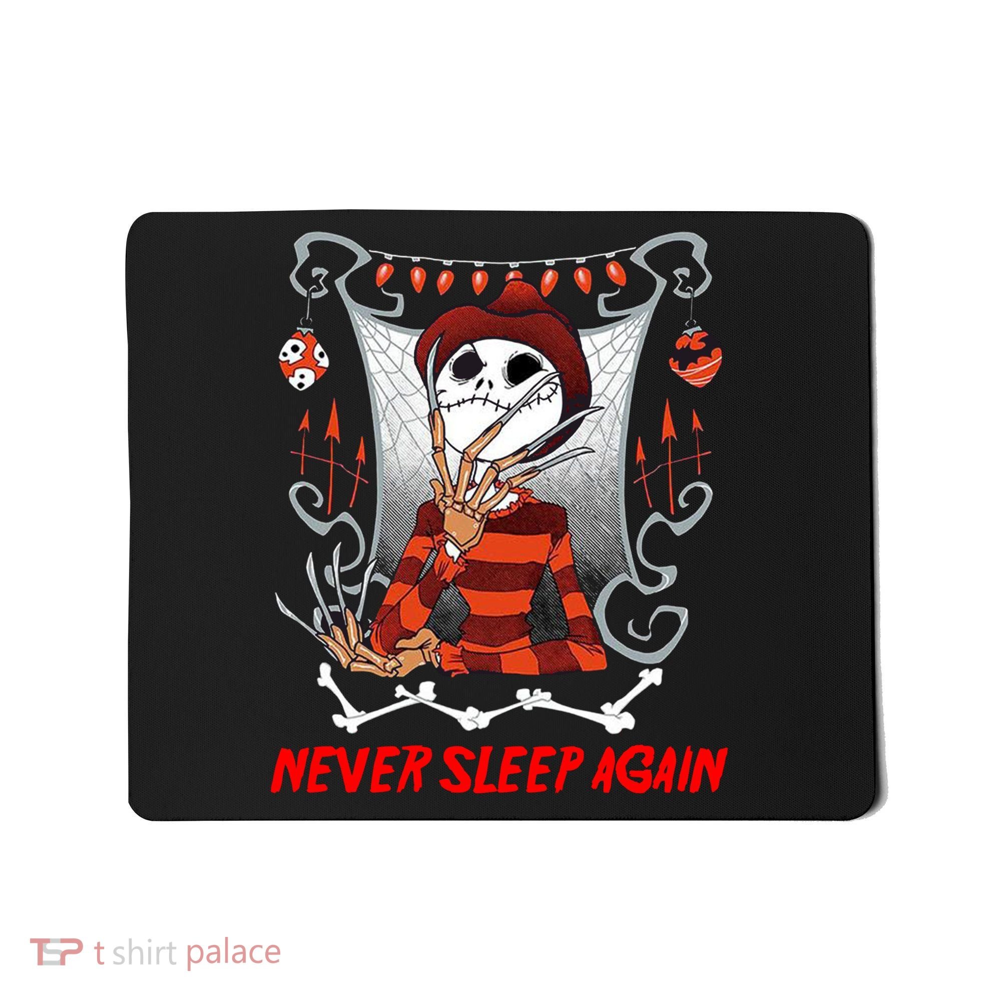 Never Sleep Again Scary Horror Nightmare Halloween Costume Mousepad
