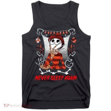 Never Sleep Again Scary Horror Nightmare Halloween Costume Tank Top