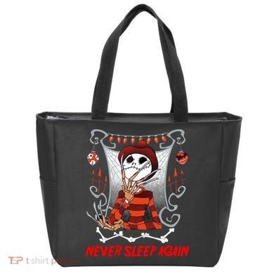 Never Sleep Again Scary Horror Nightmare Halloween Costume Tote Bag