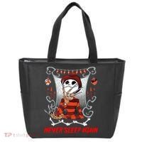 Never Sleep Again Scary Horror Nightmare Halloween Costume Tote Bag thumb 0